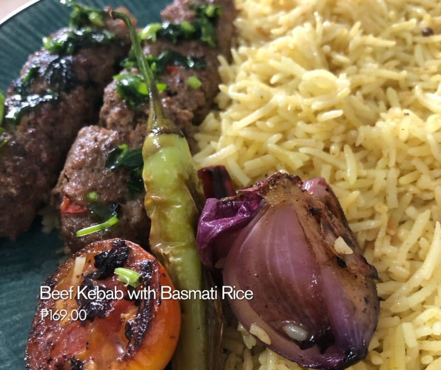 Beef Kebab w/ Basmati Rice
